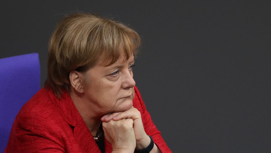 Angela Merkel w Bundestagu po ogłoszeniu fiaska rozmów koalicyjnych