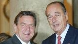 Gerhard Schröder i Jacques Chirac