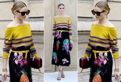 LOOK OF THE DAY: Olivia Palermo w kolorach Valentino