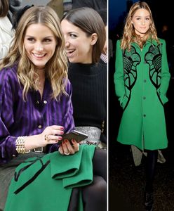 LOOK OF THE DAY: Olivia Palermo w płaszczu Elie Saab