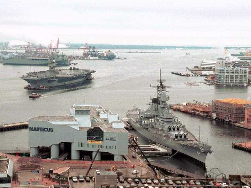 USS "Wsconsin" jako okręt muzeum 