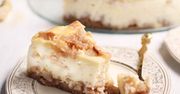 Sernik z jabłkami. Jesienny deser na bogato