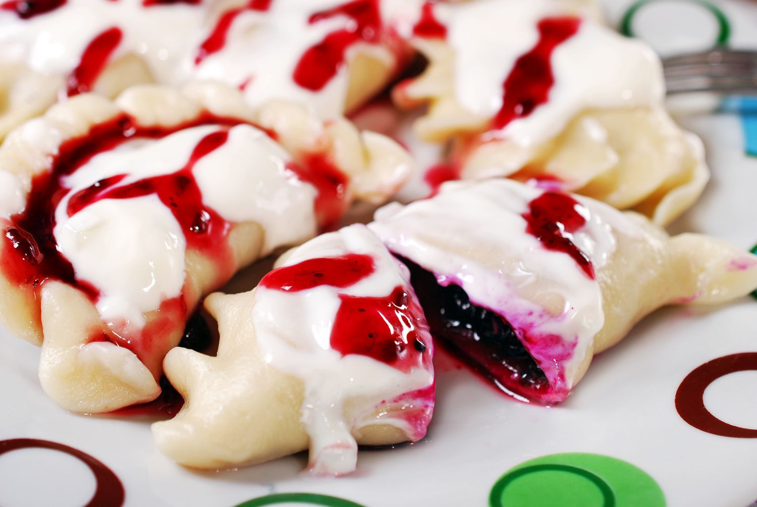 Pierogi z owocami 