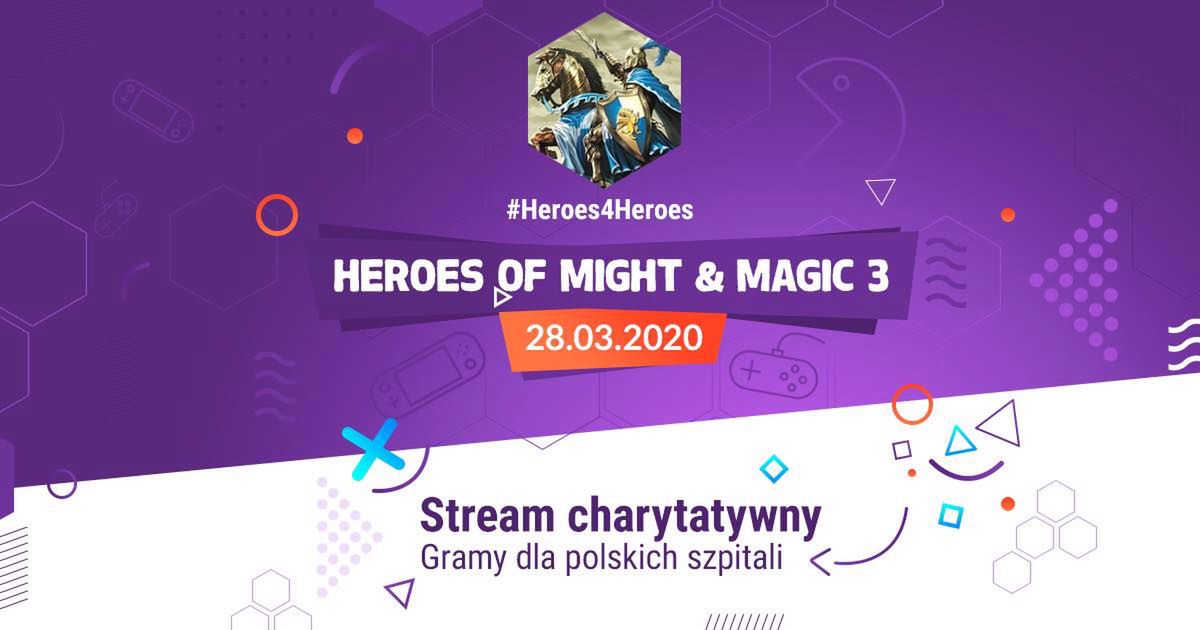 Zagrają w Heroes 3 dla polskich szpitali. Dołącz do akcji #Heroes4Heroes