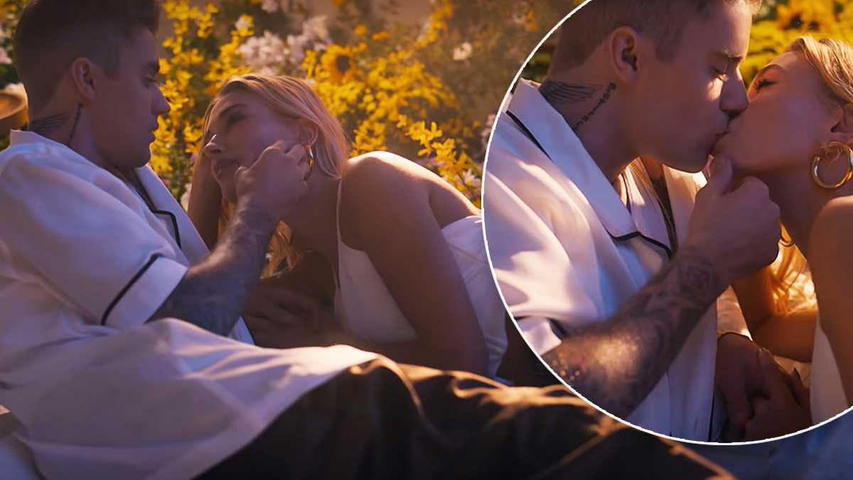 Justin Bieber i jego żona nagrali erotyczny teledysk. Takich namiętnych scen nie było nawet na ich ślubie [WIDEO]