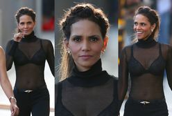 49-letnia Halle Berry w prześwitującym golfie. Co za ciało!