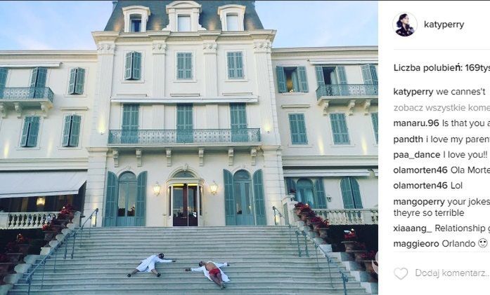 Katy Perry i Orlando Bloom w Cannes