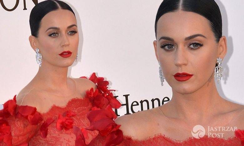 "Hiszpańska" stylizacja Katy Perry na gali amfAR. Jej suknia zachwycała detalami