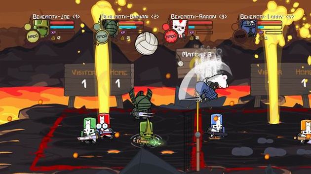 Siatkówka z Castle Crashers na PS3