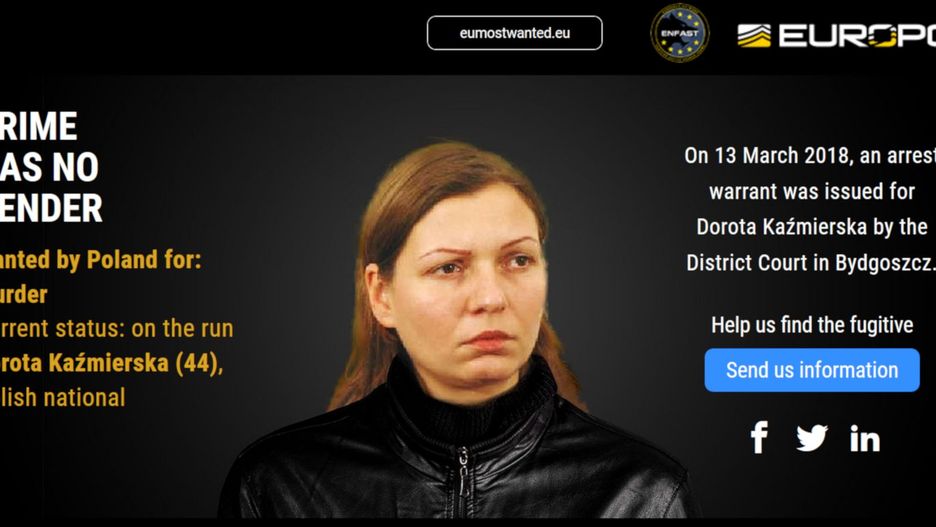 Polka Dorota Kaźmierska jest poszukiwana za morderstwo