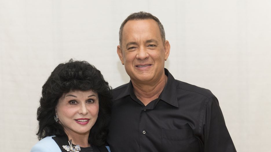 Yola Czaderska-Hayek i Tom Hanks