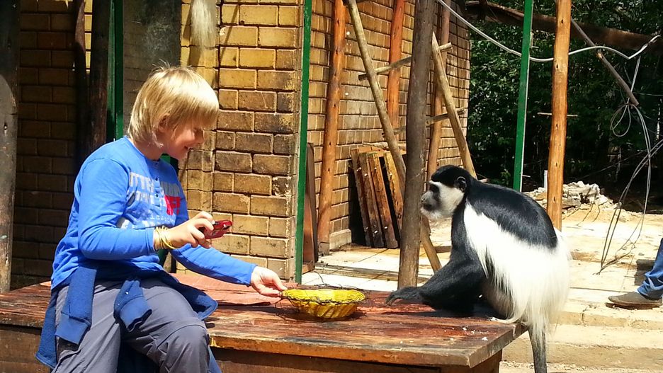 Szymon Radzimierski podczas jednej z podróży