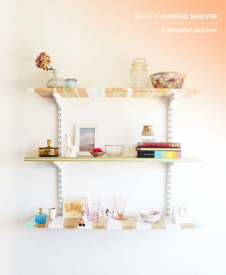 Painted Shelves