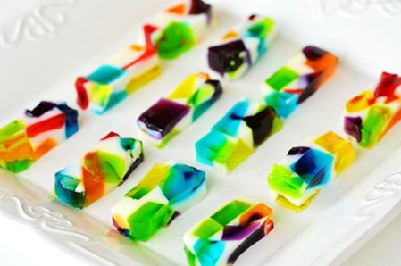 Jell-o Colorful Cubes