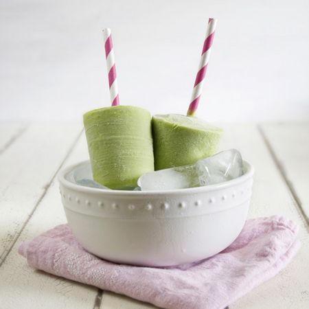 Avocado & Green Tea Popsicles