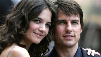 Tom Cruise z narzeczoną Katie Holmes