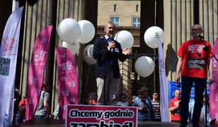 Dziś wielka manifestacja w Warszawie. Tysiące nauczycieli przyjechało po 1000 zł podwyżki