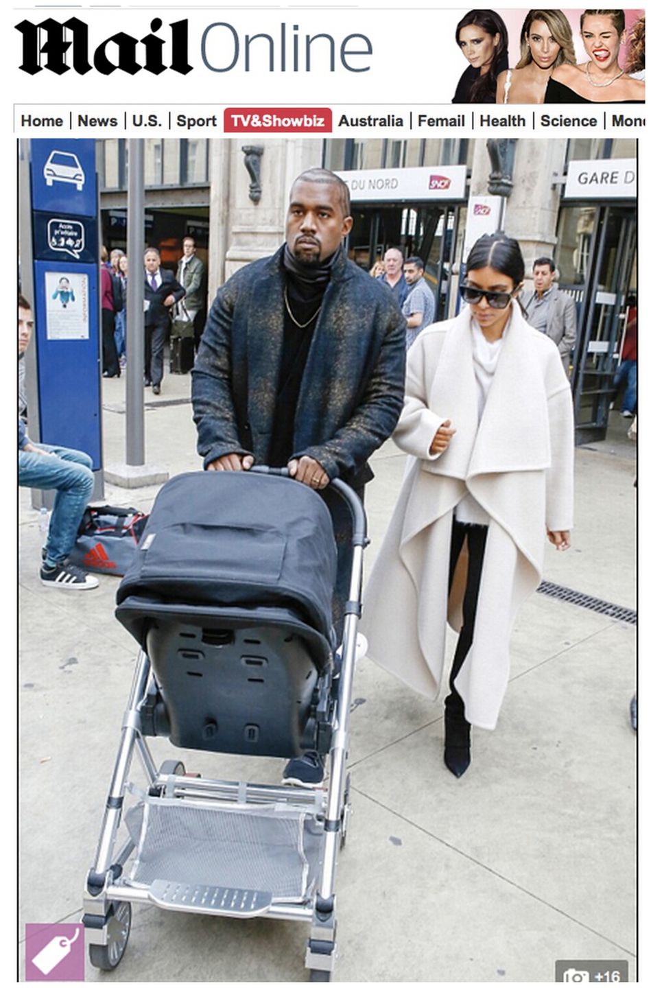Kim Kardashian, Kanye West
Fotografia: screen z DailyMail.co.uk
