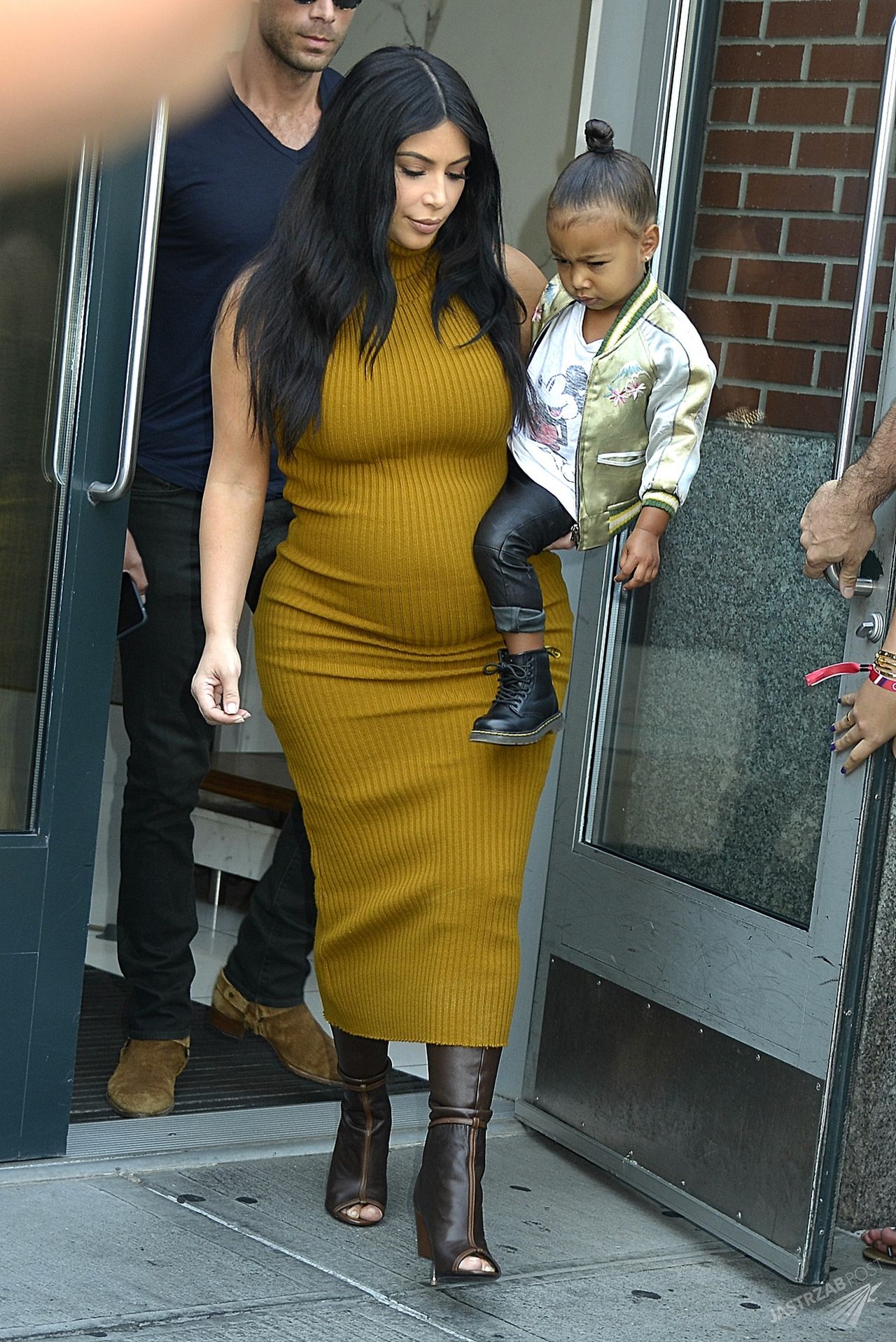 Kim Kardashian i North West w Nowym Jorku