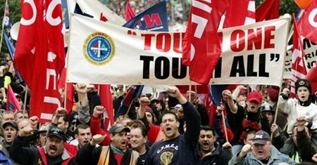 Protesty przeciw reformie prawa pracy w Australii