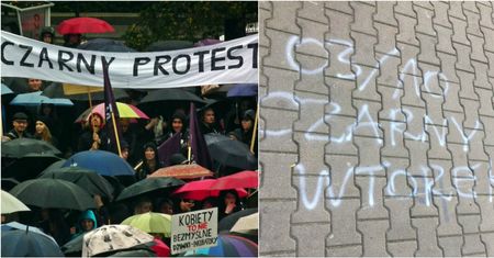 Czarny wtorek czas start! Jesteśmy na proteście