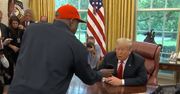 Kanye West pokazał Trumpowi samolot. Nie obyło się bez wpadki