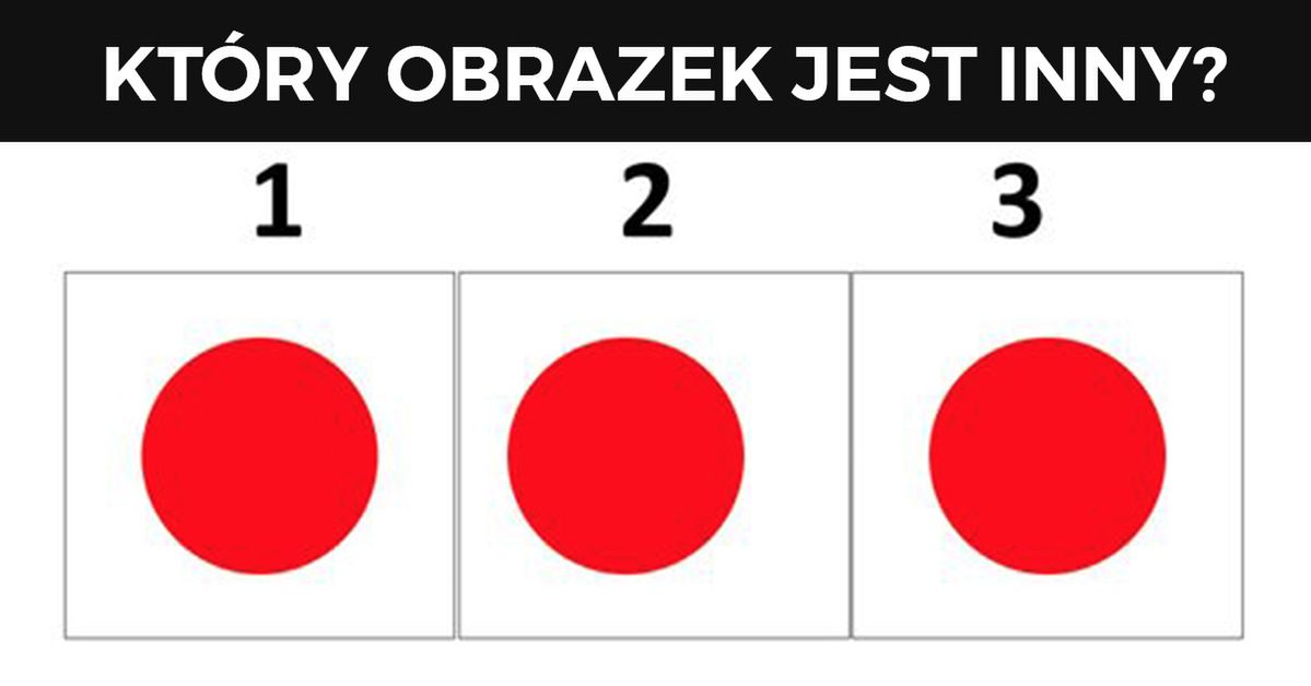 Wielki test na spostrzegawczość! 11 obrazków na których jeden element różni się od pozostałych