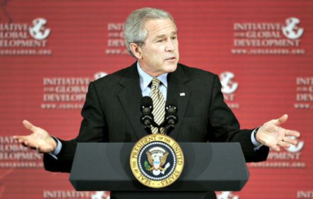 Popularność Busha wciąż na najniższym poziomie