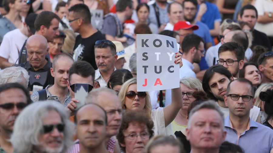 Demonstranci apelują do Andrzeja Dudy