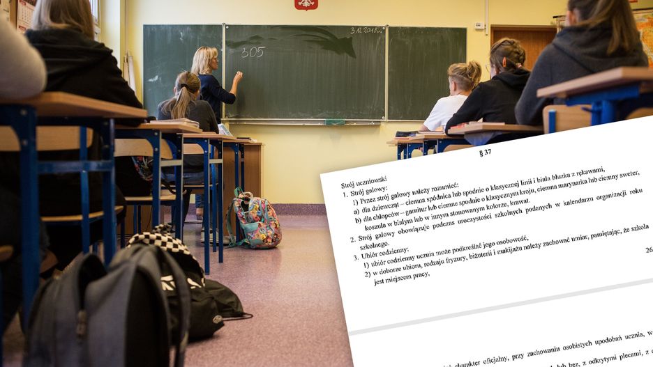 Uczniowie I LO w Rzeszowie protestują przeciwko nowym zasadom ubioru