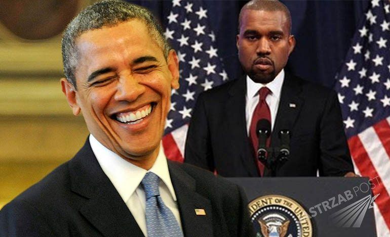 Barack Obama śmieje się z kandydatury Kanye Westa
