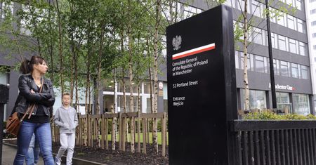 Interwencja policji w polskim konsulacie w Manchesterze. "Podejrzani mężczyźni"