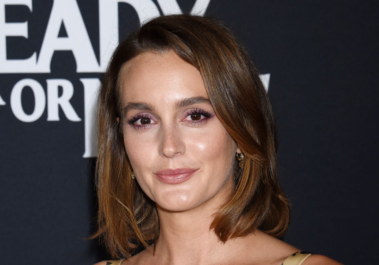 Leighton Meester z mężem na premierze. Wszyscy patrzyli na jego dłoń