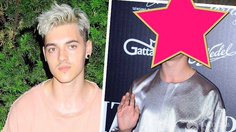 Radek Pestka w nowej fryzurze na pokazie marki Bizuu jesień-zima 2016