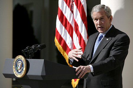 Bush przestrzega przed obcięciem funduszy na wojnę w Iraku