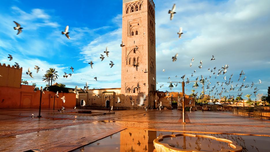 Marrakesz jest nazywany "Czerwonym Miastem"