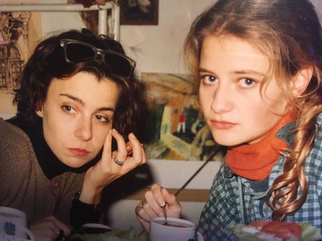 Małgorzata Kożuchowska i Agata Kulesza w młodości