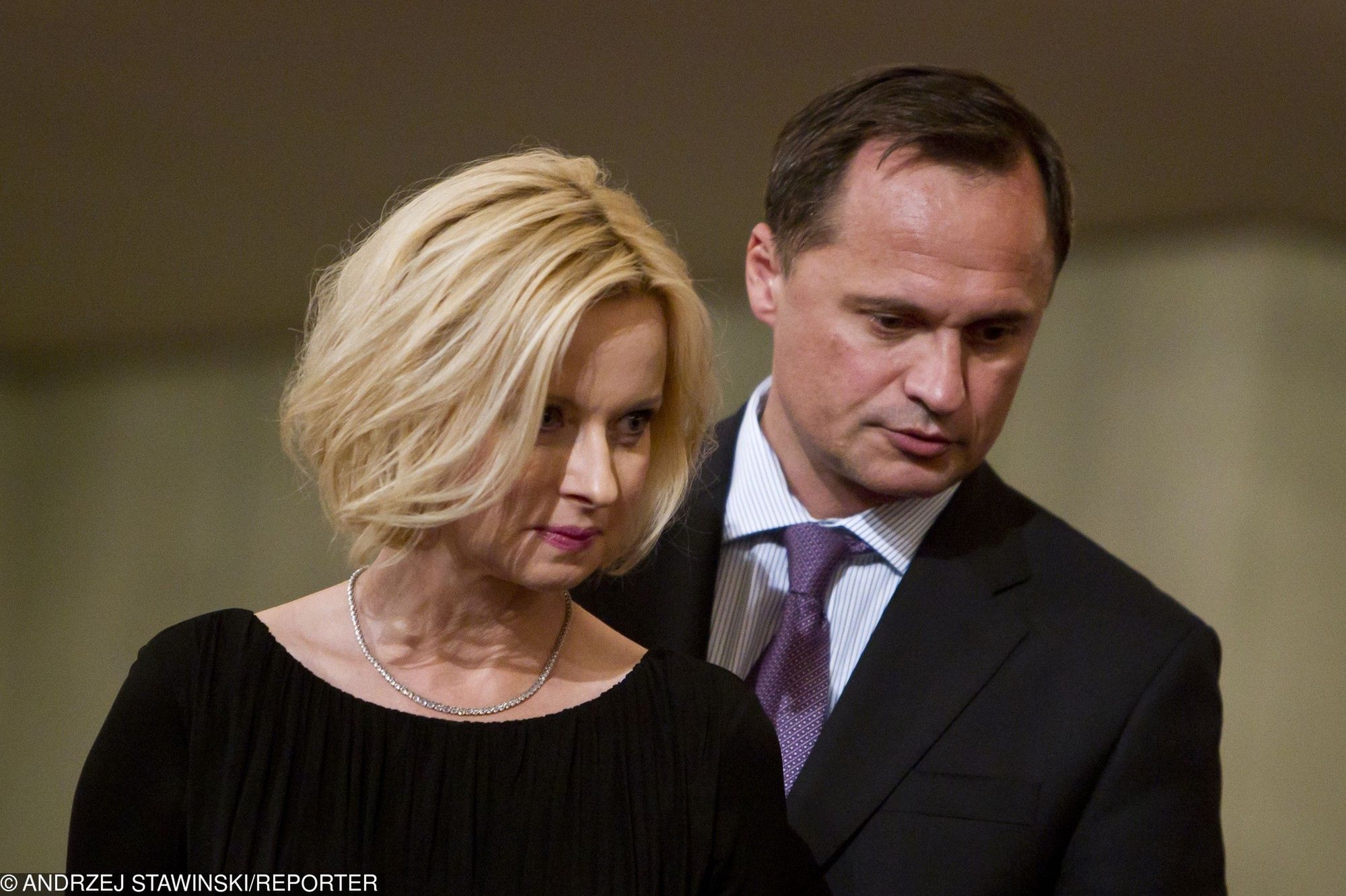 Leszek Czarnecki ze swoją żoną Jolantą Pieńkowską.