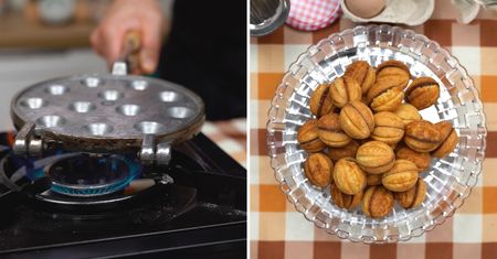 Kultowe ciastka orzeszki z kremem orzechowym. Słodki hit sprzed lat do teraz smakuje wybornie