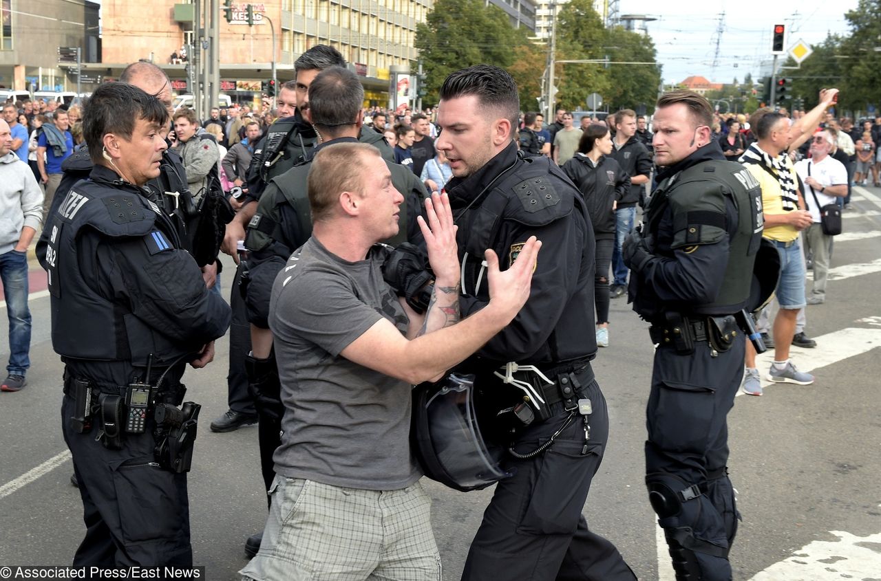 Zamieszki w Chemnitz. Pogłoski o usiłowaniu gwałtu rozpętały burzę