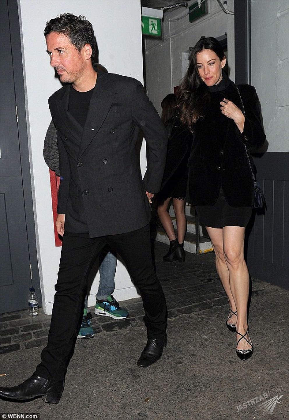 Liv Tyler i  Dave Gardner
Fot. screen z www.dailymail.co.uk