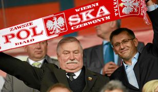 Lech Wałęsa zgłasza się do kadry piłkarskiej? Tak wspiera Roberta Lewandowskiego