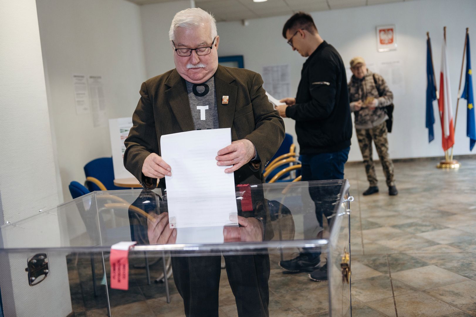 Wybory parlamentarne 2019. Lech Wałęsa głosował w Gdańsku