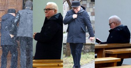 Lech Wałęsa RYZYKUJE ŻYCIE modlitwą w kościele w czasie pandemii koronawirusa (ZDJĘCIA)
