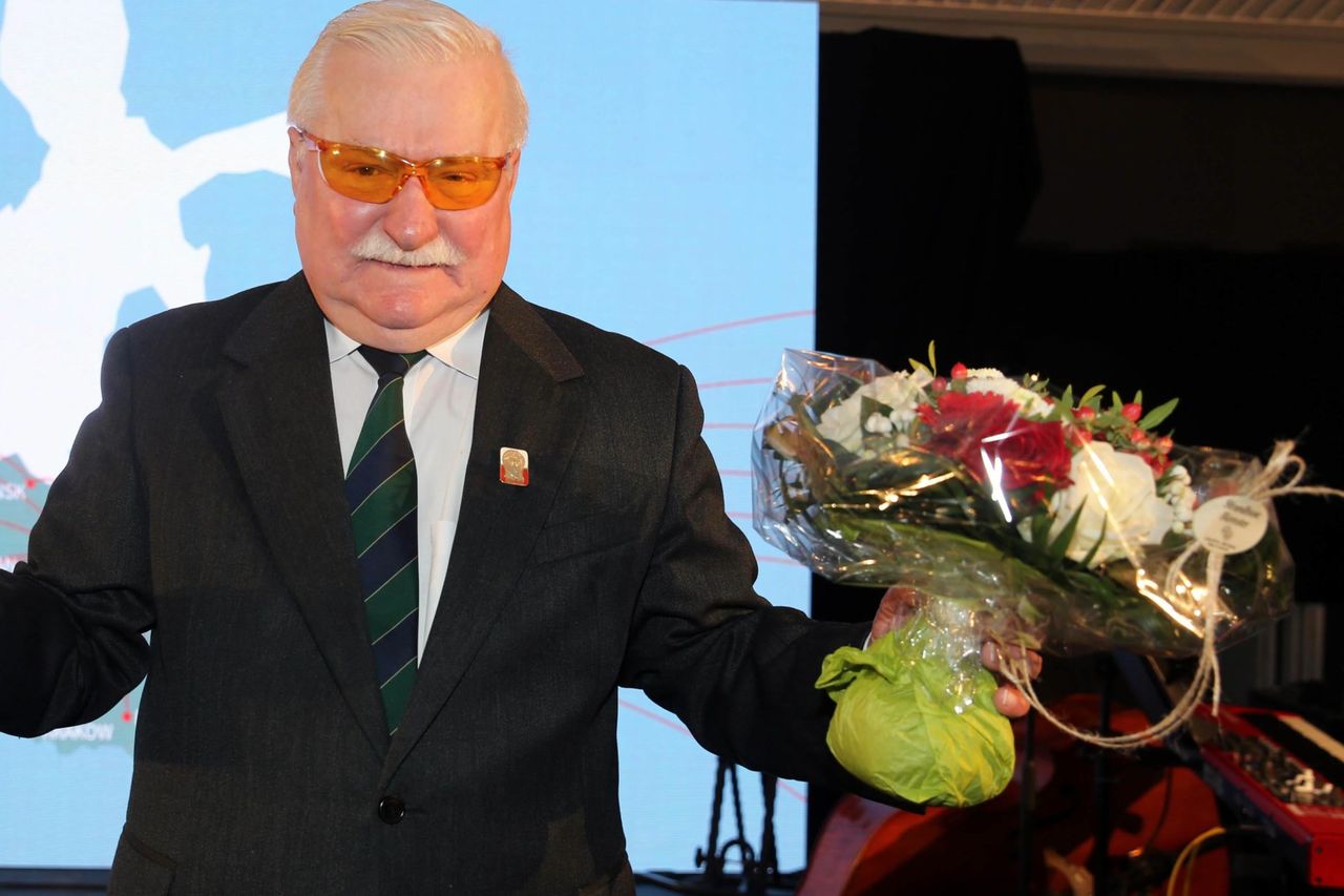 Lech Wałęsa życzy Jarosławowi Kaczyńskiemu szybkiego powrotu do zdrowia. Ma w tym interes