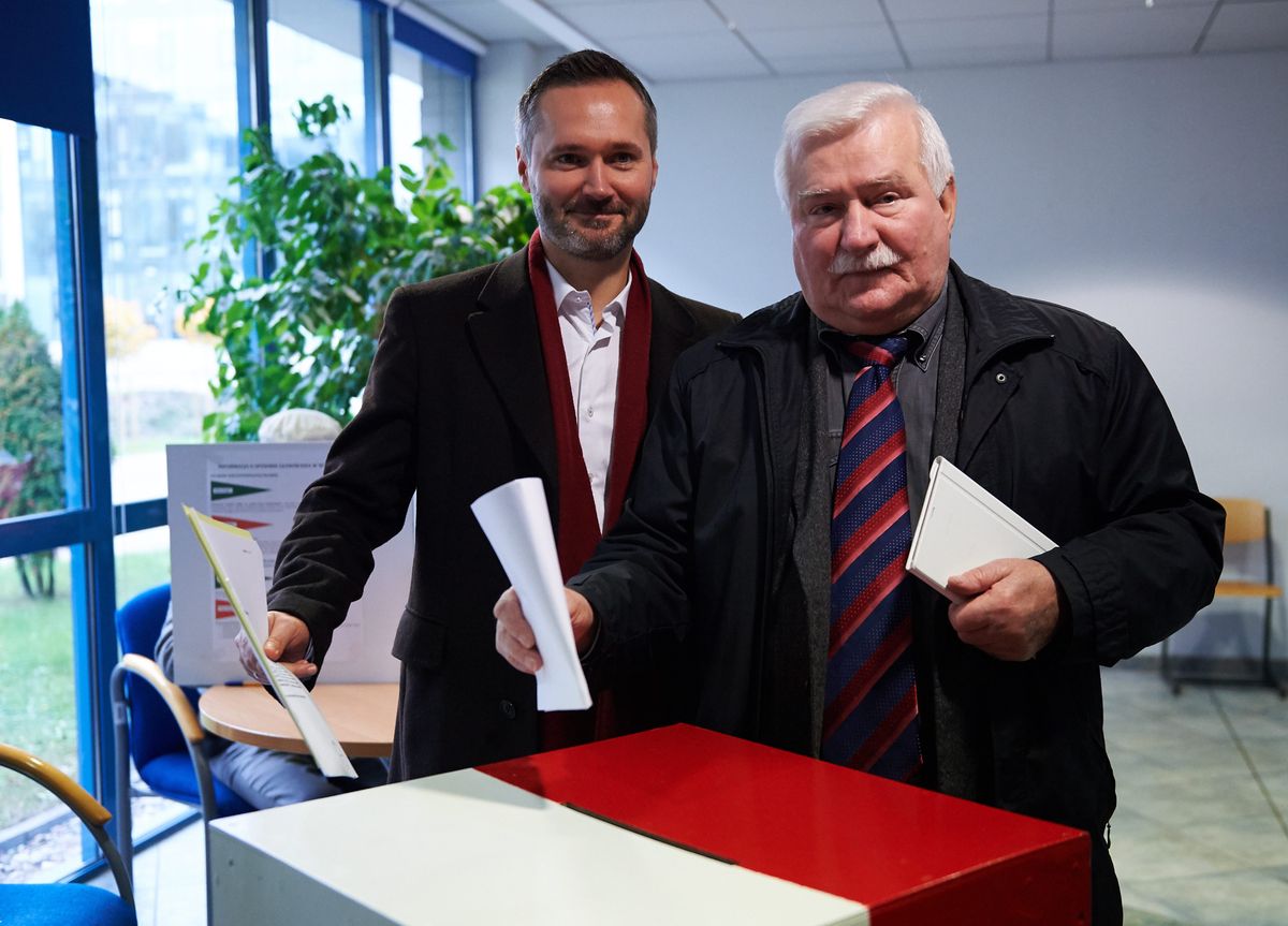 Jarosław Wałęsa daje radę ojcu. "Żeby się troszeczkę odchudził"