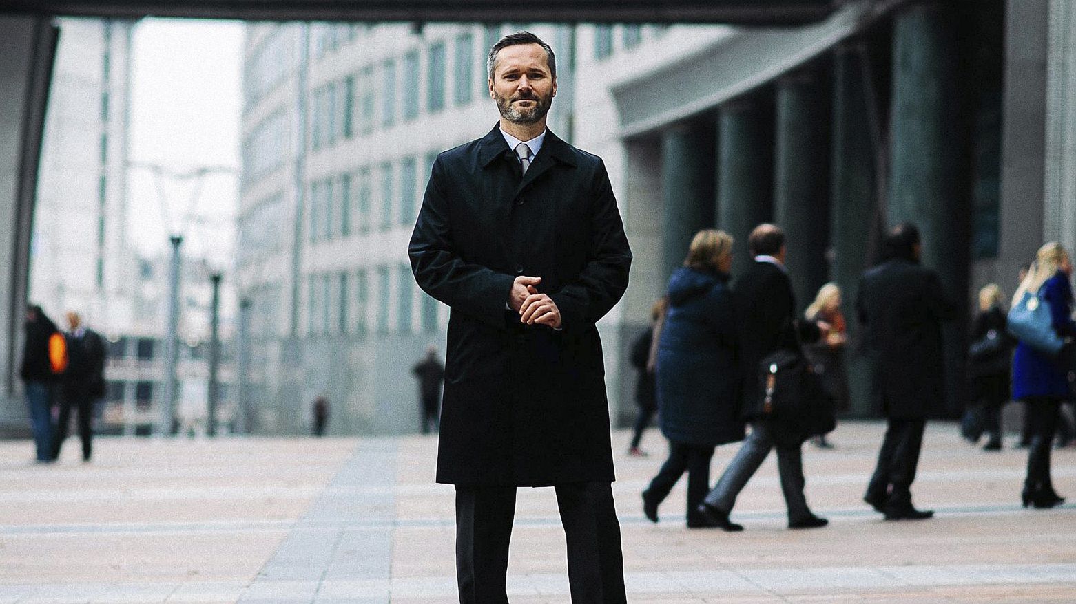 Jarosław Wałęsa w roli europosła, Bruksela 2014. Fot. Dominik Werner/Agencja Gazeta