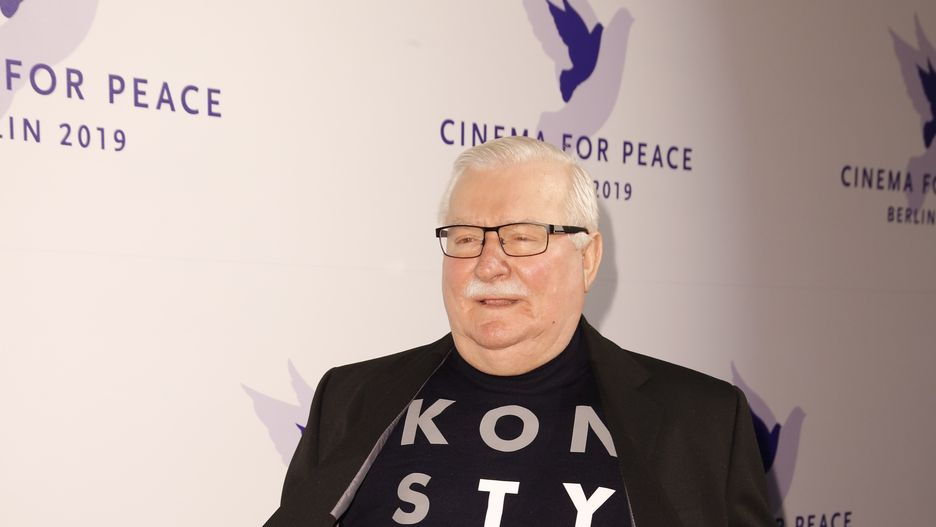 Lech Wałęsa poleciał do Berlina na galę "Cinema for Peace"