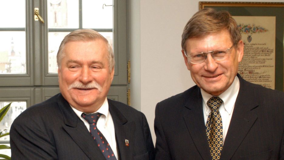 Lech Wałęsa i Leszek Balcerowicz rozmawiają o wolności