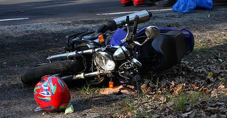Tragiczny wypadek na motorze
